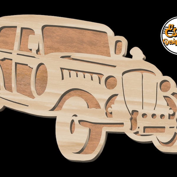 Scroll Saw Car Pattern Etsy