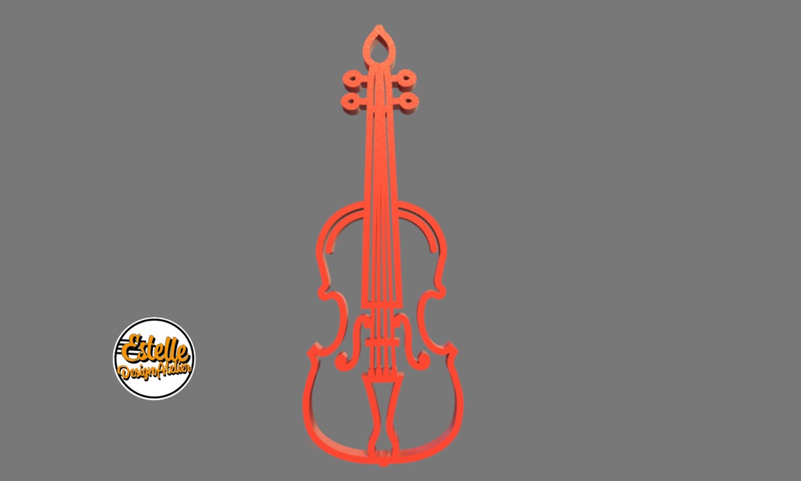 Violin Scroll Saw Pattern pdf, Jpeg, Svg - Etsy