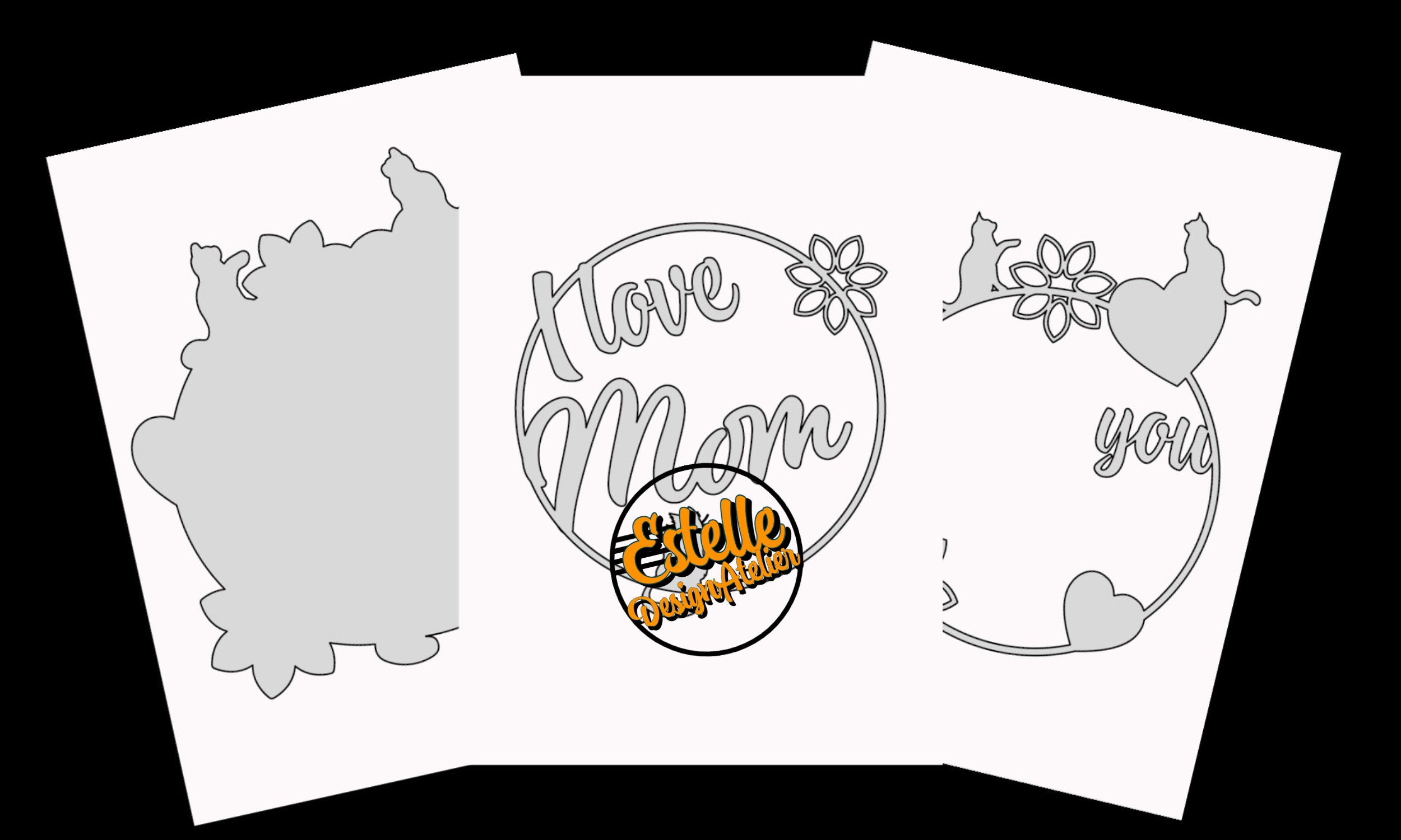 Mother's Day / Scroll Saw Patterns / Pdf /eps/ Svg / Dxf Etsy