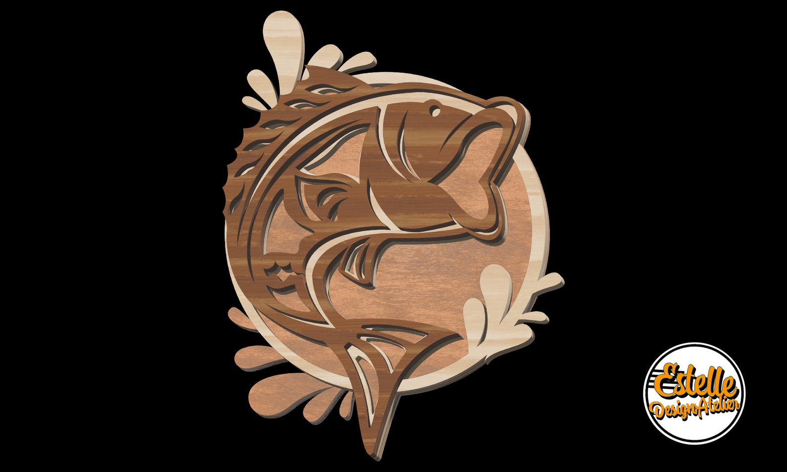 Fish Scroll Saw Patterns pdf, Jpeg, Svg, Downloadable Etsy