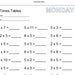 Daily Printable 5 X Times Tables Practice Worksheets With Answers - Etsy