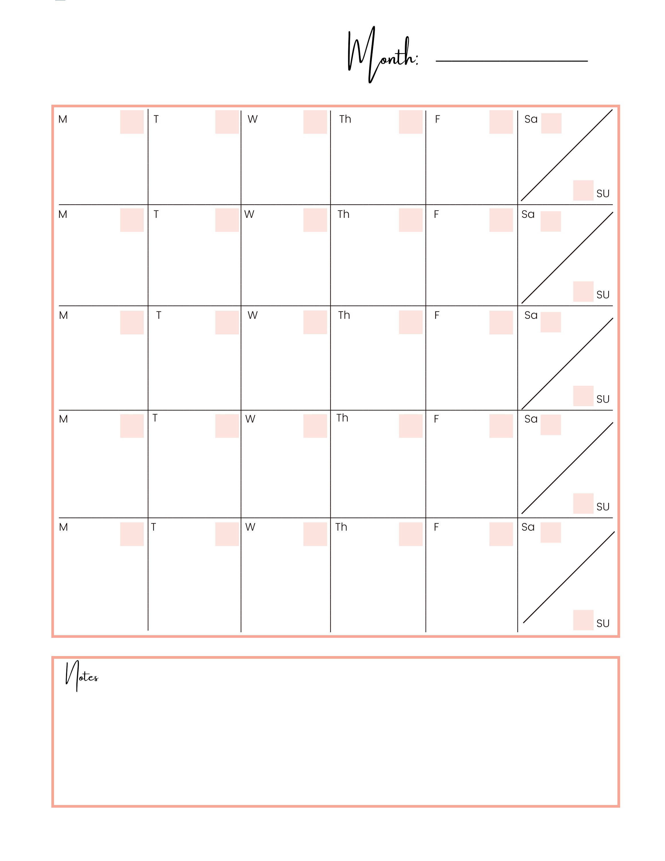 Customizable Daily Planner Printable, Daily, Weekly, Yearly, BONUS ...