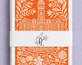 Tillman Hall - Clemson, SC Note Cards | Graduation Gift | Alumni Stationary