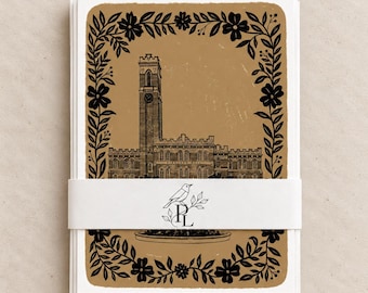 Kirkland Hall - Vanderbilt - Notecards | 5x7 Collegiate Stationery