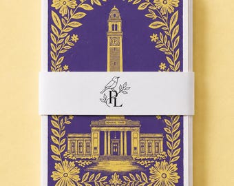 Memorial Tower at LSU Notecard Set | Baton Rouge Art