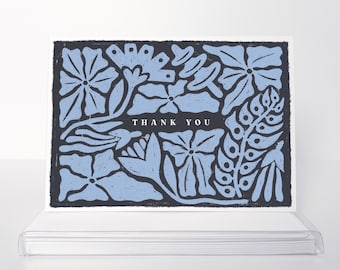 Floral Thank You Cards | Set of Blank Note Cards | Flower 5x7 Card Pack