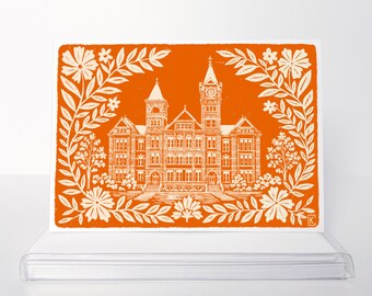 Samford Hall Notecards | Auburn Greeting Card Set (5x7)