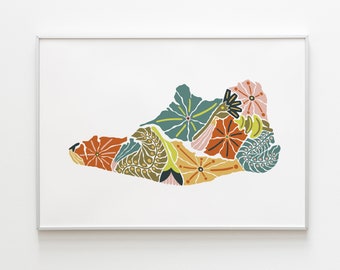Hilton Head Island Flower Art Print | SC Print | HH Wall Art