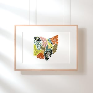 Ohio Flower Art - Print Yourself | Ohio Wall Art | Digital Print Version