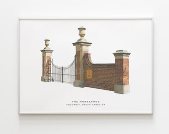 The Horseshoe at USC Print | Columbia, SC Landmark Print