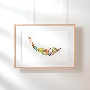 Sanibel Island Blumen Kunst - Print Yourself | Sanibel Wandkunst | Digitaldruck Version