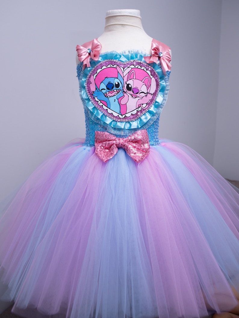 STITCH and ANGEL tutu/ Birthday / party / occasion dress afbeelding 2