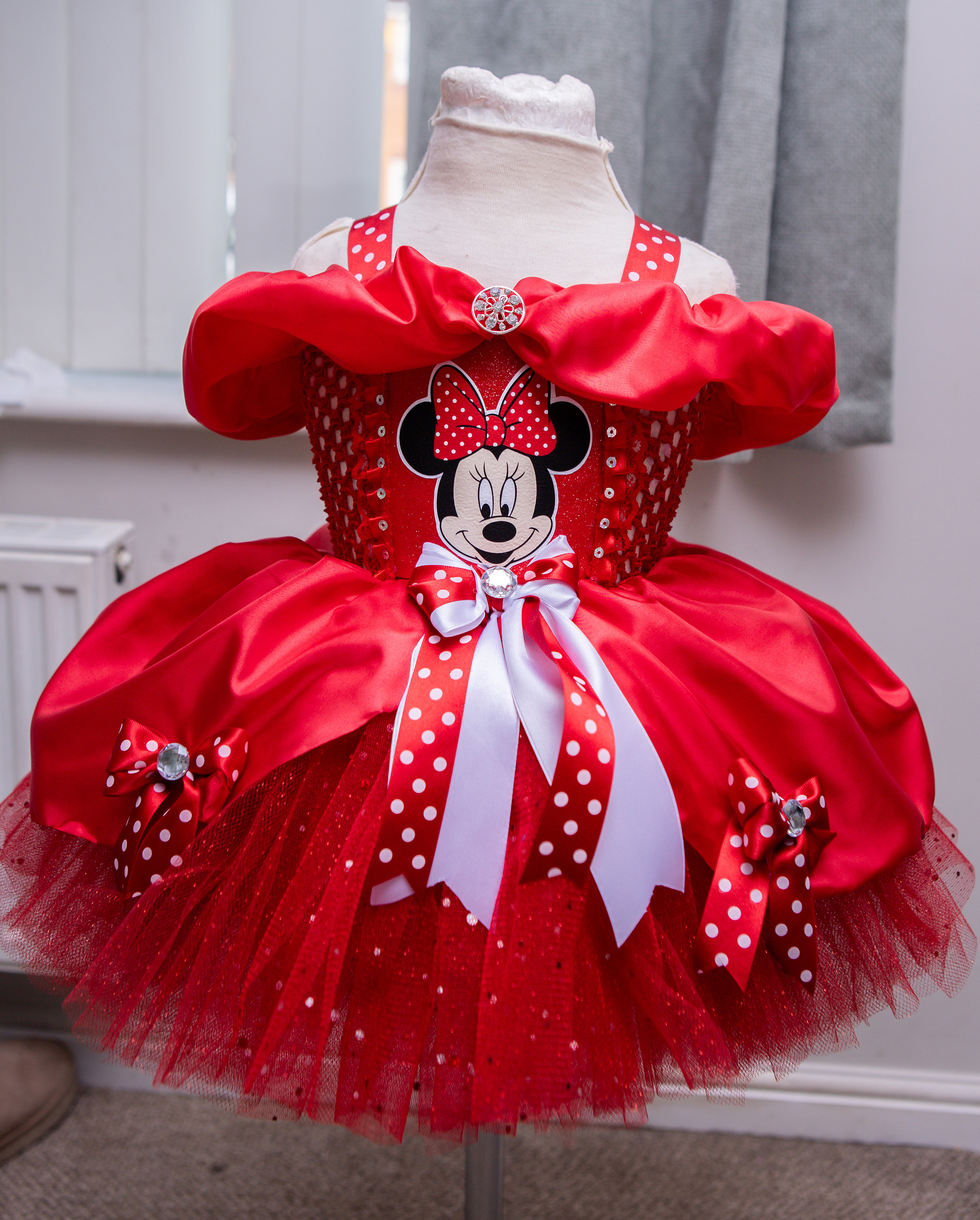 Girls Toddler Minnie Mouse Ballgown Tutu Dress - Etsy Girls Toddler Minnie Mouse Ballgown Tutu Dress - Etsy