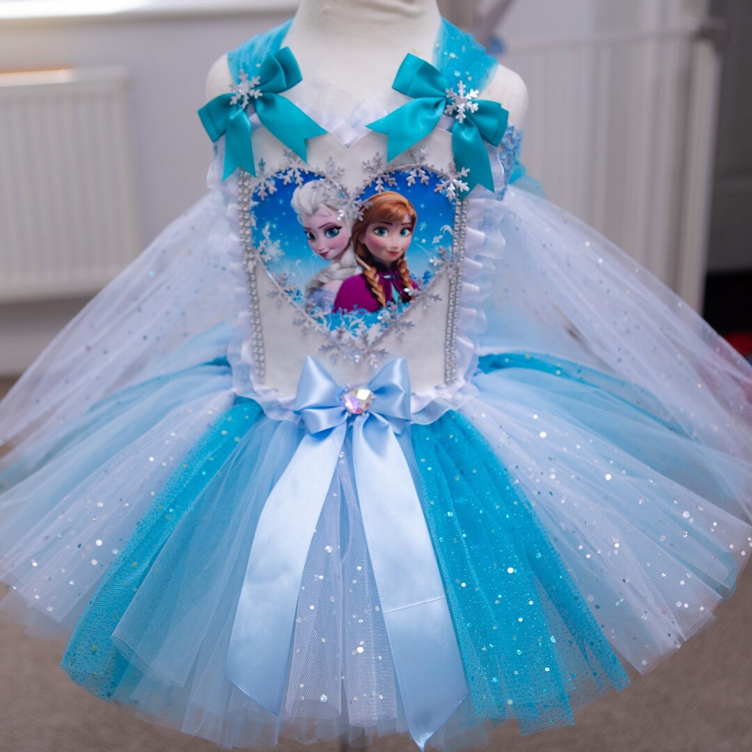ELSA and ANNA FROZEN Birthday Party Tutu Dress