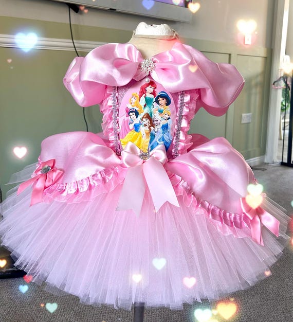 princess party dress Luxurious Girls Puffy Ball Gown Toddler Birthday Dress, 3-4 Years (110cm) 120cm 120 Renaissance Women Blue Birthday Masquerade
