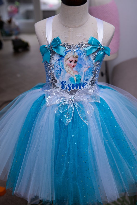 Elsa tutu birthday outfit outlet