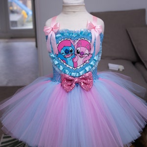 STITCH and ANGEL tutu/ Birthday / party / occasion dress afbeelding 1
