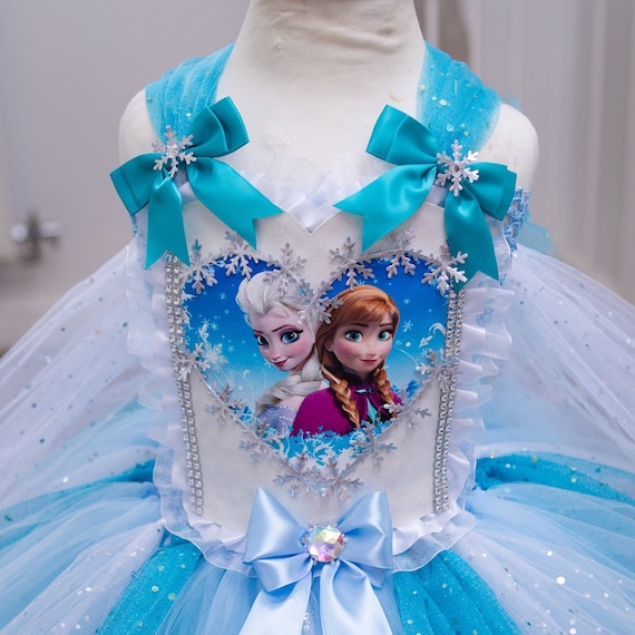ELSA and ANNA FROZEN Birthday Party Tutu Dress - Etsy