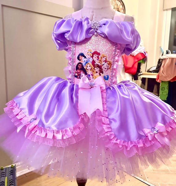 Girls Pink and Lilac Princess Deluxe Tutu/ Party Dress/ Toddler/ Birthday Ballgown Style Dress All the Princesses/ Multi Princess Dress - Etsy Girls Pink and Lilac Princess Deluxe Tutu/ Party Dress/ Toddler/ Birthday Ballgown Style Dress All the Princesses/ Multi Princess Dress - Etsy