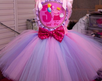 PEPPER PIG Birthday tutu dress!