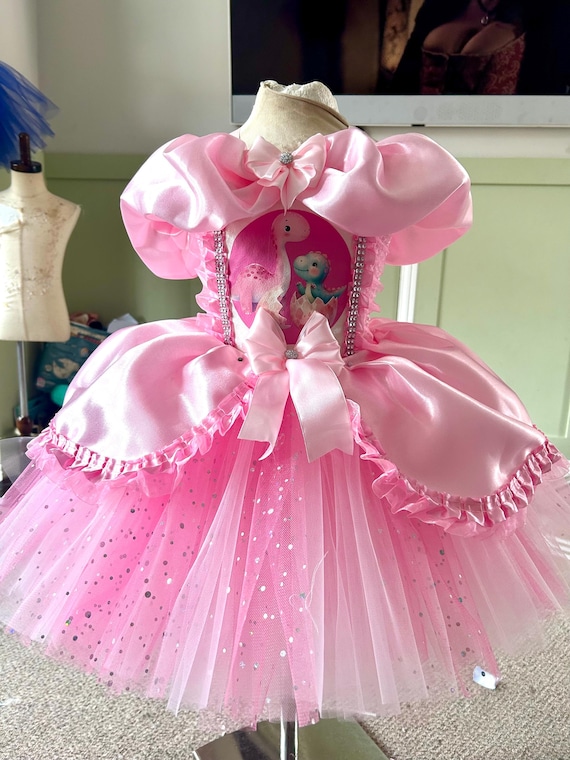 cute pink princess dress Pink Girls Renaissance Princess Dress Puffy Sleeve Halloween Costume Historical Pink Ball Gown for Toddler Fairytale Birthday Outfit