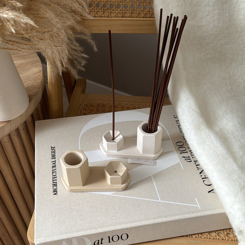 Hexagon Incense Stick Holder Set Incense Burner Meditation Gifts