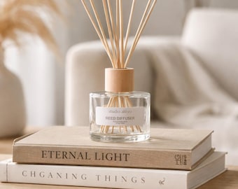 Pomegranate Orange Reed Diffuser | Hygge Home | Flameless Candle | Air Freshener