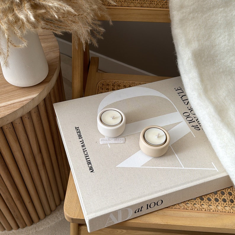 Create a calming atmosphere with the soft glow of your favorite candles, cradled by our minimalist candle holders. Whether for a relaxing evening or a special occasion, they will add a touch of modern sophistication & elegance to your space.