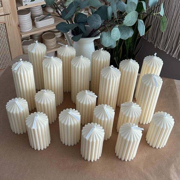 Bulk Pillar Candles Etsy