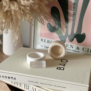 Single Round Tealight Candle Holder | Tea Light Holder | Minimalist Décor | Table Top Decor | Scandi Décor | Trendy Aesthetic Home Décor