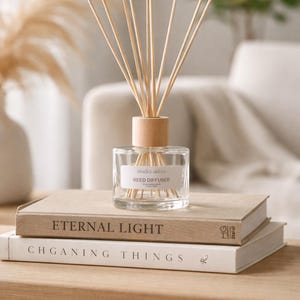 Golden Yuzu Reed Diffuser | Citrusy Cottagecore Home Fragrance