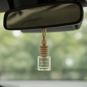 Honeysuckle Pear Hanging Car Diffuser | Fresh Floral Scent, Cottagecore Car Freshies