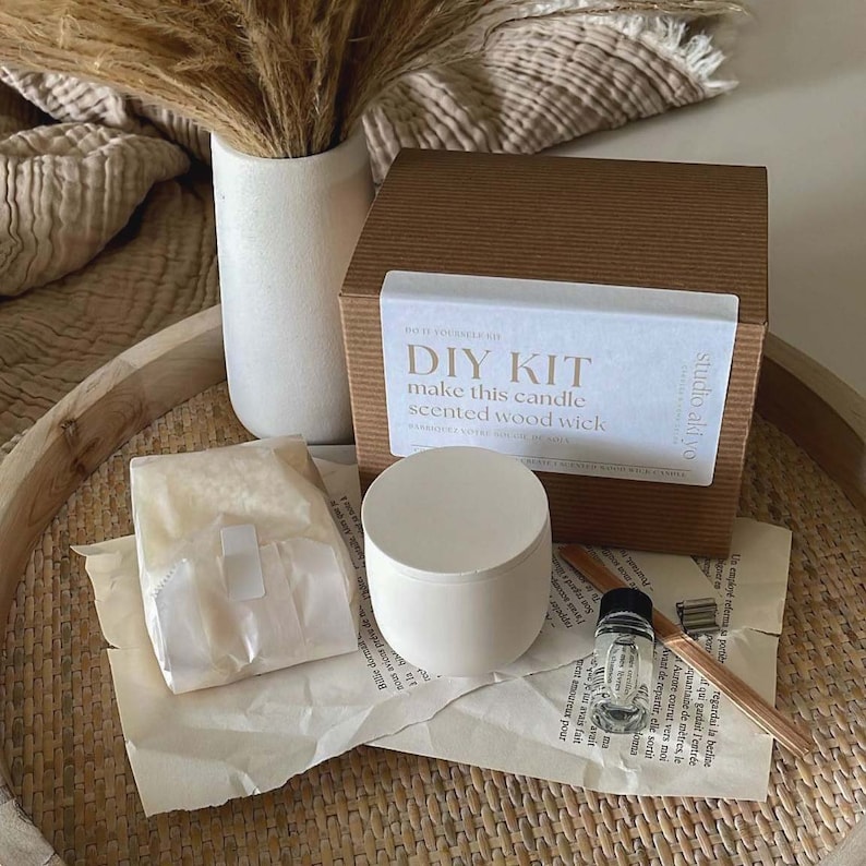 Inside our do it yourself candle making kit is a treasure trove of high-quality materials and tools that we use at Studio Akiyo to handcrafted our candles.  A perfect blend of creativity, craftsmanship, and relaxation all in one delightful package.