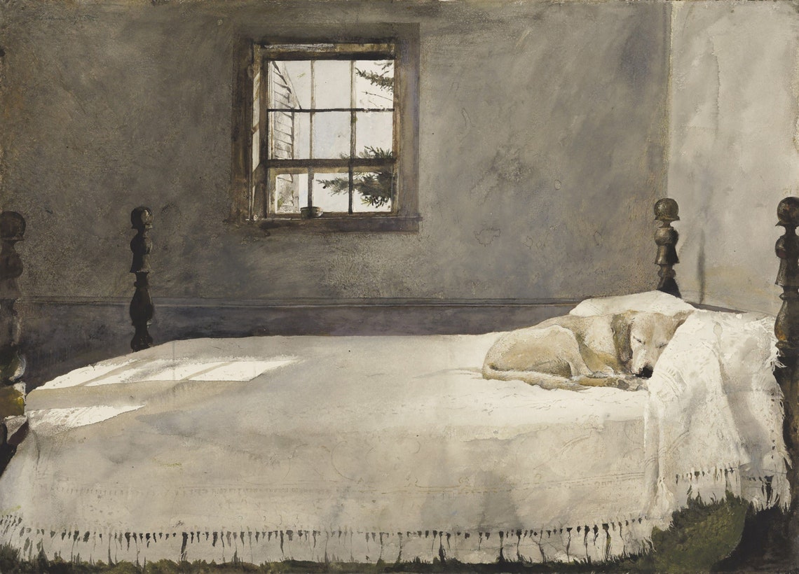 Andrew Wyeth Master Bedroom Poster Or Canvas Roll Print Painting Etsy