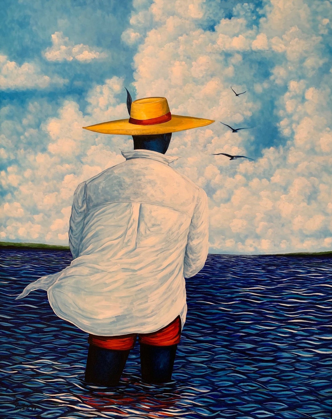 African American Art Print by Jonathan Green Poster Painting Etsy