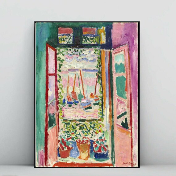 Henri Matisse Open Window Collioure 1905 Poster or Canvas - Etsy Sweden