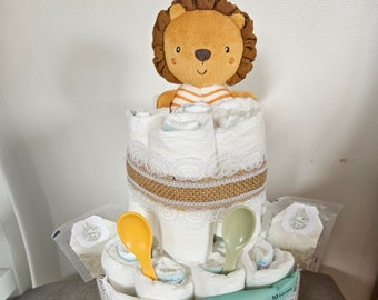 Gâteau de couches 2 étages Fehn