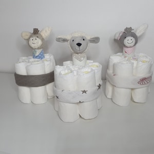 small diaper cake Sterntaler rattle