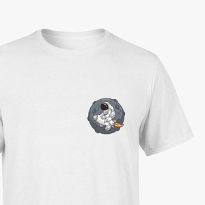 Astronaut In A Spaceship T-Shirt Cool Funny Shirt Unisex Hipster Space Ink Tattoo Tee