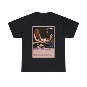 Practical magic tee, movie graphic tee, fall in love whenever you can, womens tee, mens tee, fall TShirt, witch shirt, Halloween clothing image 2