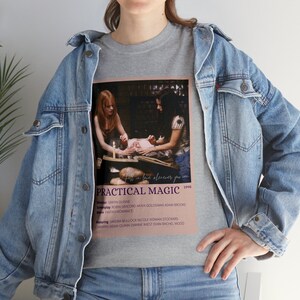 Practical magic tee, movie graphic tee, fall in love whenever you can, womens tee, mens tee, fall TShirt, witch shirt, Halloween clothing image 7