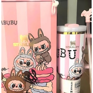 Limited Edition Labubu Tumbler 40oz - Viral Pop Mart Collab,Name Labubu 40oz Cup, Labubu Inspired, Perfect for Friend Gift Idea