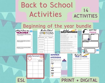 fun esl activities etsy