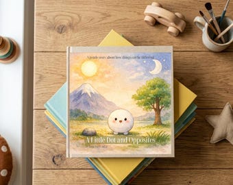 Opposites Children's Book | Big Small Concepts, Preschool ESL Learning (Digital Download)