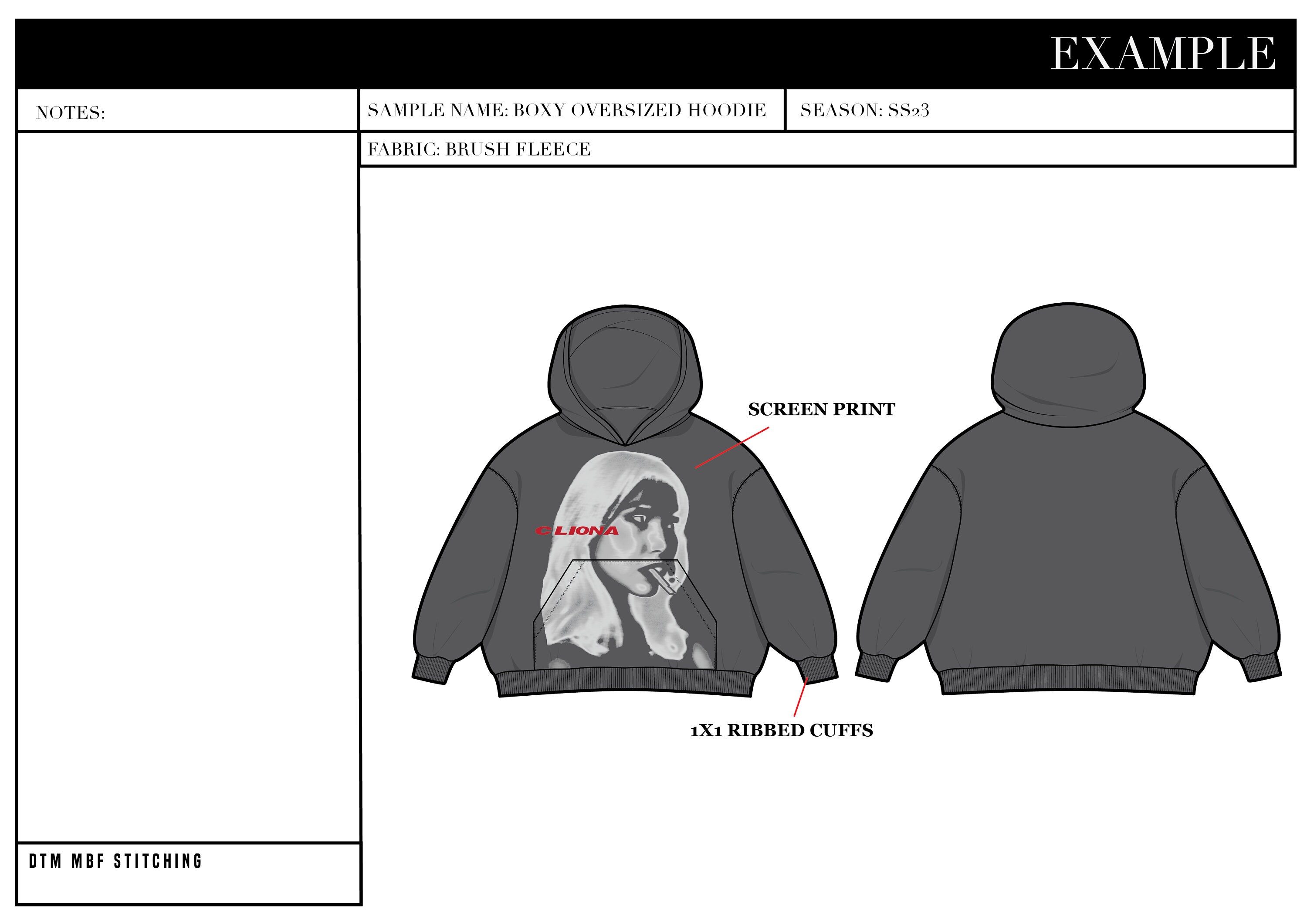 Boxy hoodie blanks new arrivals