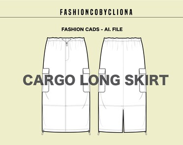 Cargo skirt sewing pattern Etsy