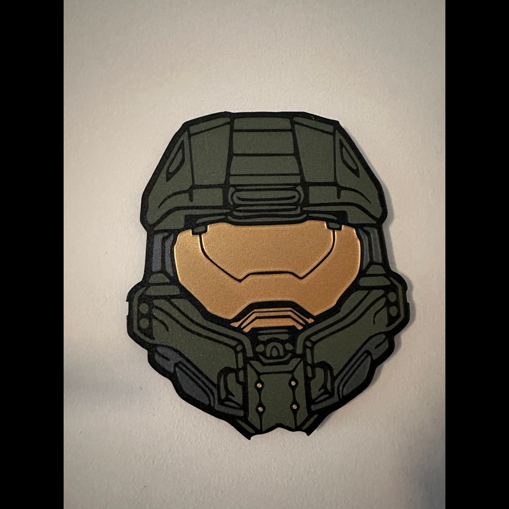 3D Printed Custom Made Halo Master Chief Wall Art Iconic Etsy