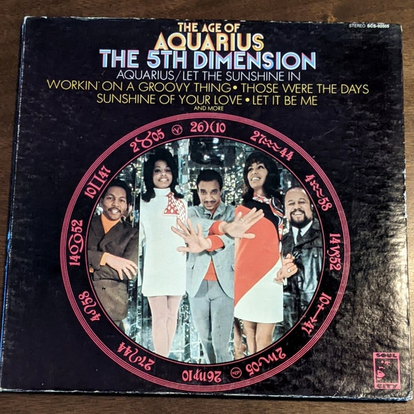 The 5th Dimension- The Age Of Aquarius- Vintage Vinyl Record