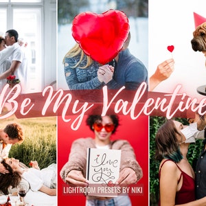 5 Lightroom Presets for Mobile and Desktop, Instagram Preset, Lightroom Presets, Mobile Presets, Red Presets