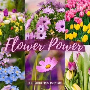 5 Instagram Preset, Lightroom Mobile Presets, Flower Preset, Lightroom Presets, Vibrant Presets, Flower Photography